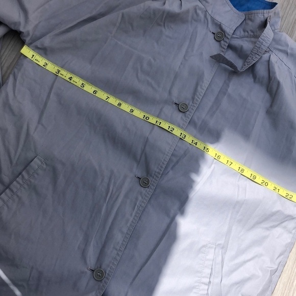 London Fog gray long coat Jacket Size 12 - Picture 9 of 10